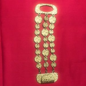 Chunky Gold tone Bracelet